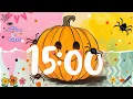 15 Minute Fall Halloween Timer Cute Pumpkin Spiders Chill Countdown Timers