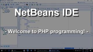 PHP programming in NetBeans on Windows 10