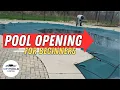 How To OPEN An INGROUND POOL VIP Pools and Spas