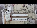 Travel journal kids edition - handmade scrapbook journal memory keeper