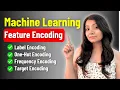 Feature Encoding in Machine Learning Label Encoding One-Hot Encoding Frequency Encoding