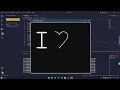 Membuat love dengan python