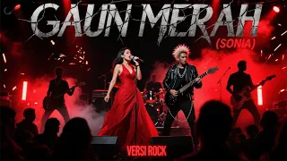 gaun merah sonia versi rock metal cover keren bikin ngangguk 