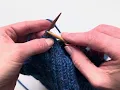 TUTORIAL - Slip one knit 2 together pass slipped stitch over sl1-k2tog-psso