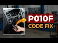 How To Fix P010F Code - MAF Sensor A B Correlation