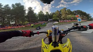 THEY LET US RIDE A 1000CC DIRTBIKE IN WRC RALLY?!