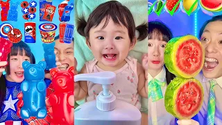 Random Emoji Food Challenge ASMR Compilation! 🥵bubble tea(Part391)