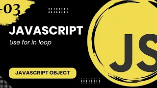 JavaScript Object - Use for in loop