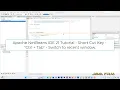 Apache NetBeans IDE 21 Tutorial - Short Cut Key