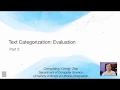 Lecture 42 Text Categorization Evaluation - Part 2 UIUC