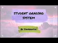 Student Grading System for C Project