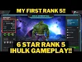 MY FIRST 6 STAR RANK 5 IS IHULK!! THIS GAMEPLAY IS CRAZY!!