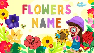 flowers names learn flowers name in english kids vocabulary english educational video