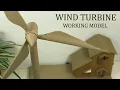 Download Lagu Wind turbine working model out of cardboard for science project | How to make windmill working model