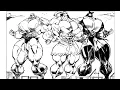 Female muscle cartoon comic FBWY Female muscle growth project Part 2