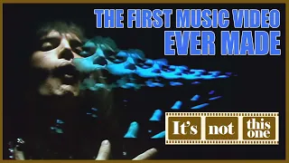 whats the first music video ever made