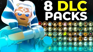 LEGO Star Wars the Force Awakens - All DLC Packs Levels 100%. 