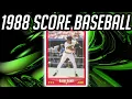 The 1988 Score Baseball Card Set