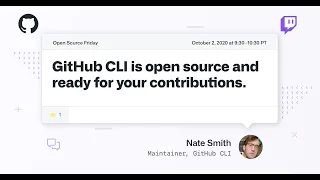 Take GitHub to the command line - GitHub CLI