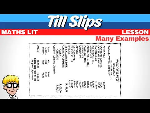 Download MP3 Till Slips Maths Literacy