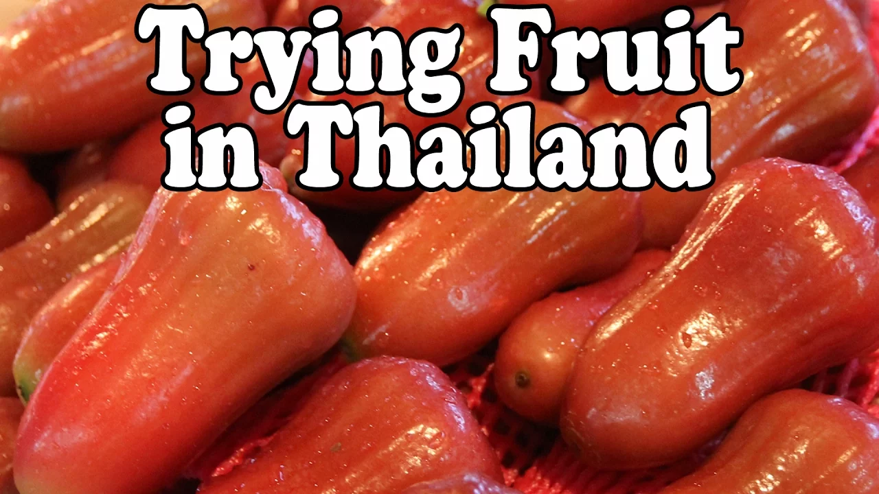 Taste Testing Thai Fruits at a Market in Thailand, Part 3. Exotic Fruit Shopping in Thailand Vlog