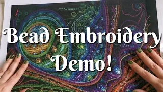 Download Bead Embroidery Kit on Amazon! Gorgeous Fractal Partial - Unboxing \u0026 Demo MP3