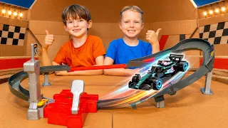 Karton Dünyasında Hot Wheels Yarış Günü! 🏎️🏁