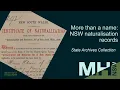 Webinar NSW Naturalisation Records