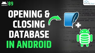 Android Open and Close Database Android SQLite Database Example Tutorial