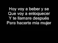 Nicky Jam -  Voy a beber ( Con letra )