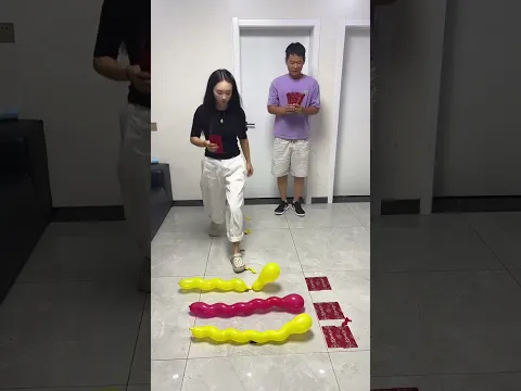 Family Balloon Stomp Challenge #Funny #Comedy #Fun #FunnyShorts #FunnyFails #FunnyGames