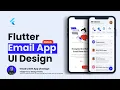Flutter UI Tutorial - Email Client Gmail Clone App UI Design Figma to Flutter PART 1
