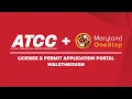 ATCC License and Permit Onestop Walkthrough