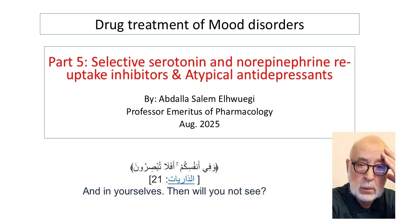 Drug treatment of mood disorders: Part 5: SNRIs and atypical antidepressants.