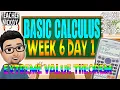 Basic Calculus Week 6 Day 1 Extreme Value Theorem