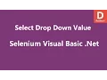 Selenium Visual Basic Net Select Dropdown Value
