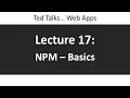 CSCI4208 - Lecture 17 NPM