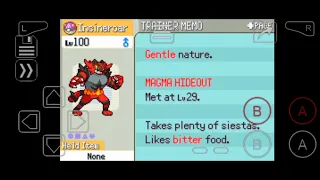 Showcasing my PC box in Pokemon emerald crest