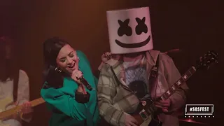 marshmello demi lovato ok not to be ok live from troubadour sosfest 