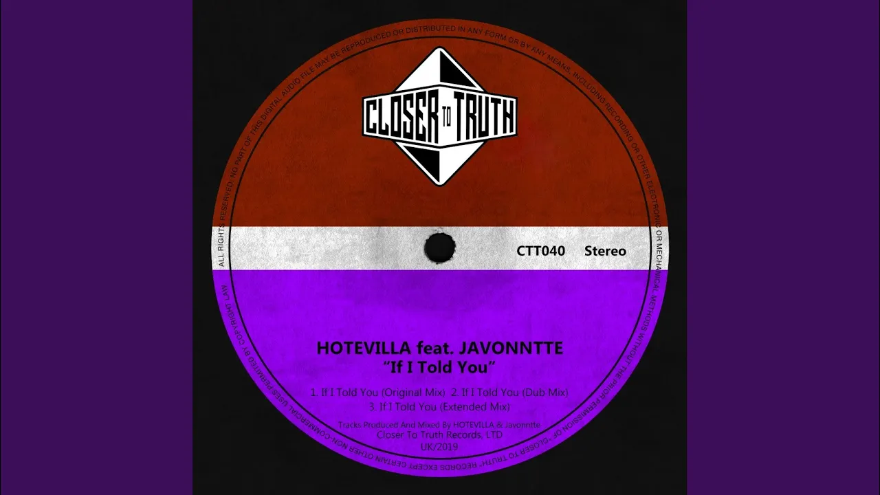 If I Told You (Original Mix)