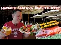 Seafood Beach Buffet in Hawaii Best Crispy Roast Suckling Pig Lechon in Honolulu