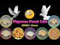 Pigeon Food List What Do Pigeons Eat Kabutar Food Birds and Animals Planet