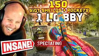 150 SHIELDS IN 1 LOBBY SPECTATING SOLOS