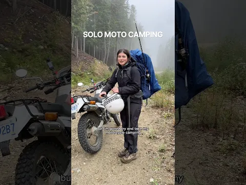 Solo moto camping catch and cook on my Yamaha xt 225