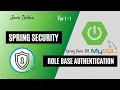 Spring Boot Security Role Base Authorization Facebook group Management - Example JavaTechie
