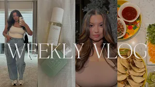 WEEKLY VLOG New Hair Who Dis Hosting Girls Night Modest Clothing Haul New Fragrance Combo 