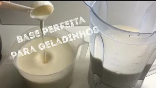 Curso De Geladinhos, Sorvetes e Cassatas Gourmets - Aula 01 - A Base Perfeita para Geladinhos.