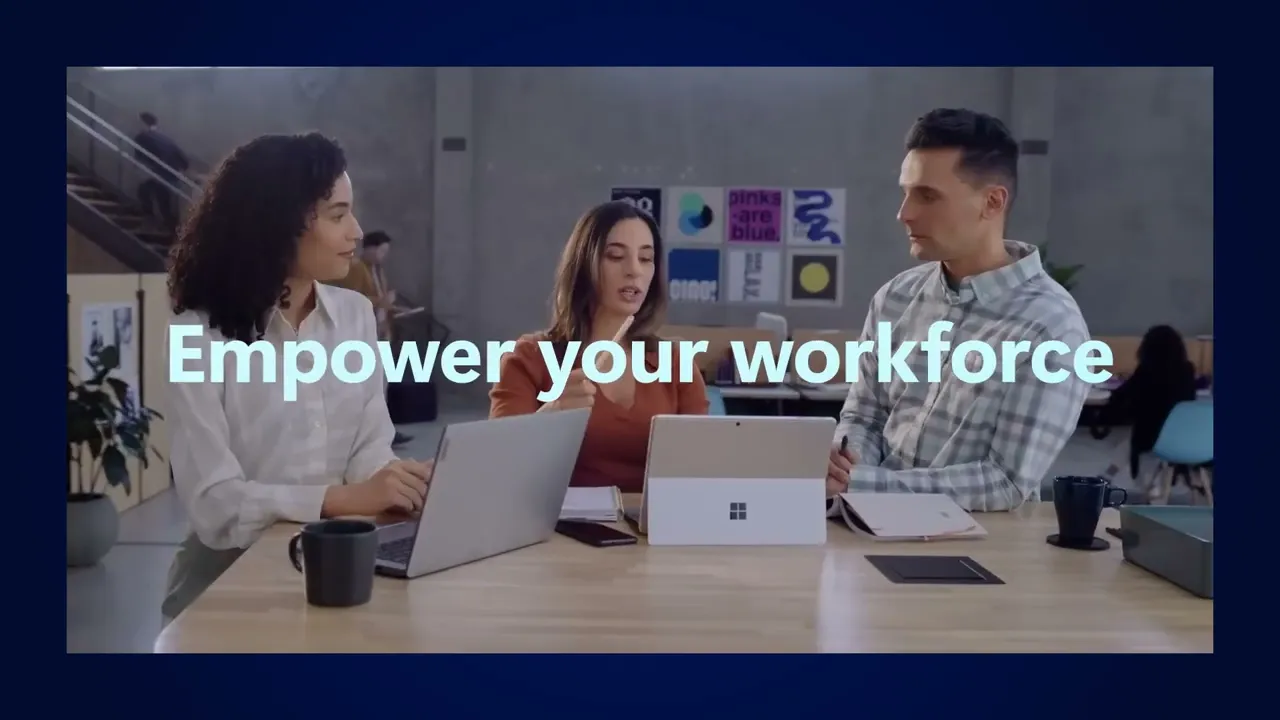 Microsoft Surface 3D render video