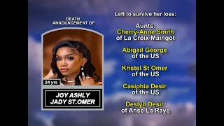 Joy Ashly Jady St Omer Long Obituary