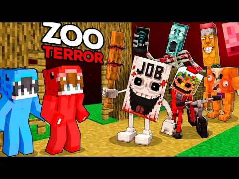 Video Thumbnail: Construí un ZOO de BRAINROTS TERRORÍFICOS en Minecraft!